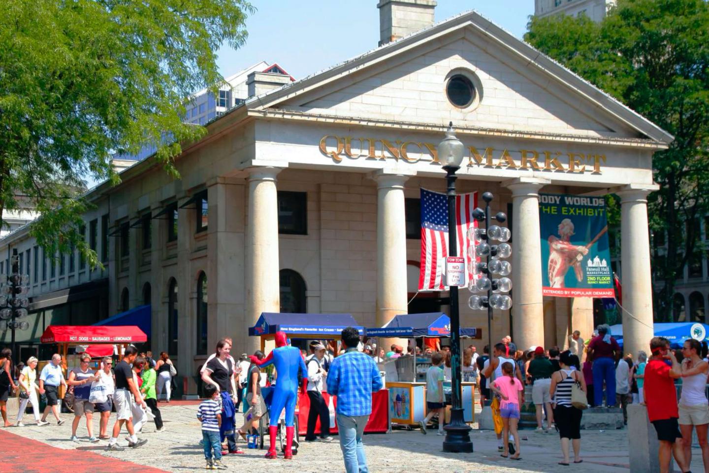 Faneuil Hall and Faneuil Hall Marketplace