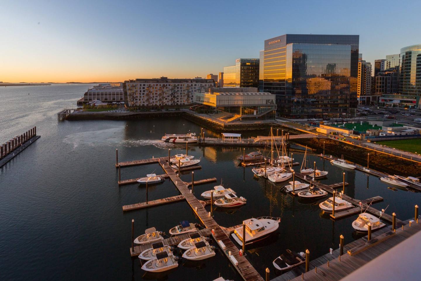Fan Pier Marina Sunset