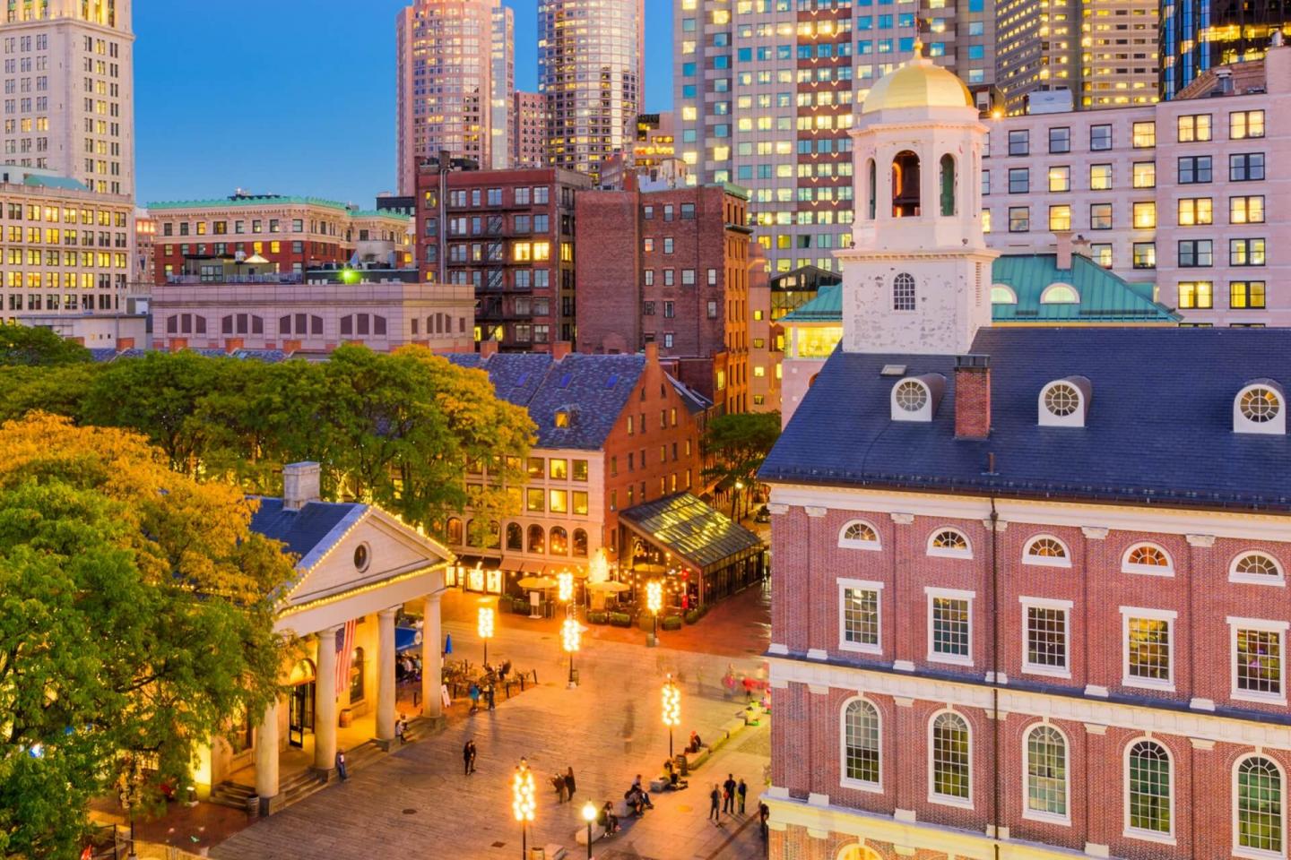 Faneuil Hall and Faneuil Hall Marketplace