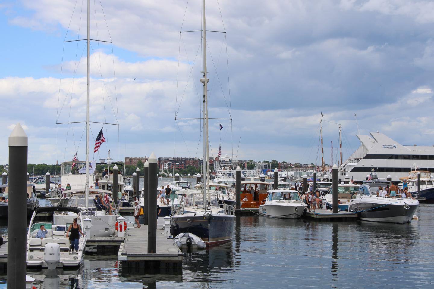 Fan Pier Marina during the Red Bull Cliff Diving World Series