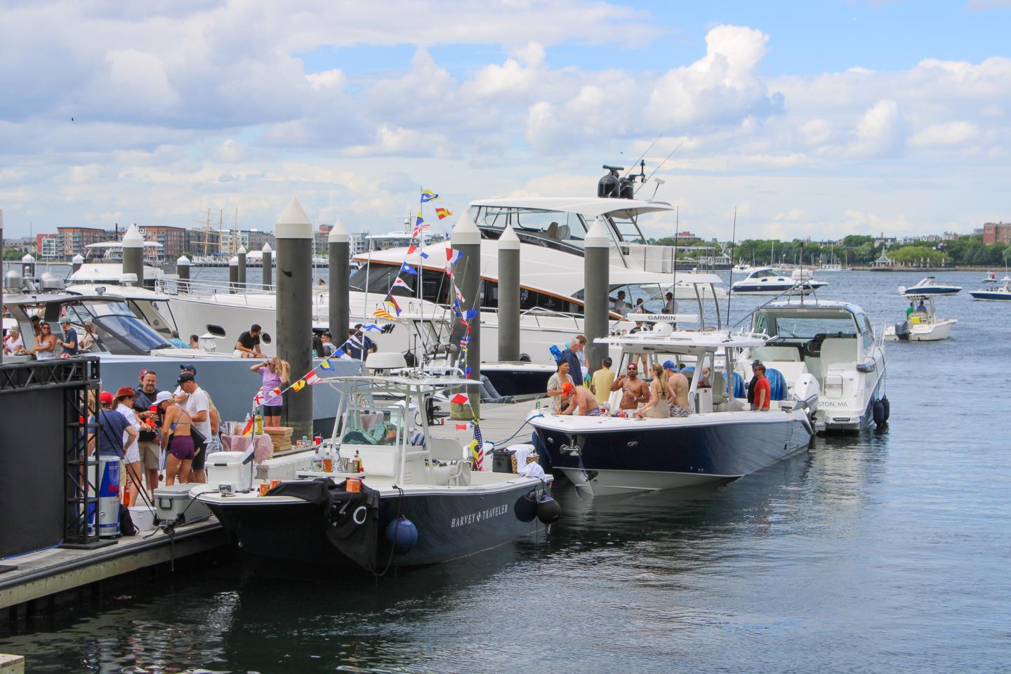 Fan Pier Marina during the Red Bull Cliff Diving World Series