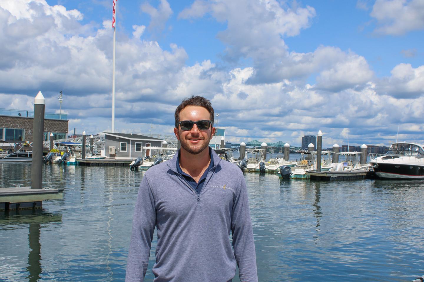Grant Kelley, Dockmaster at Fan Pier Marina