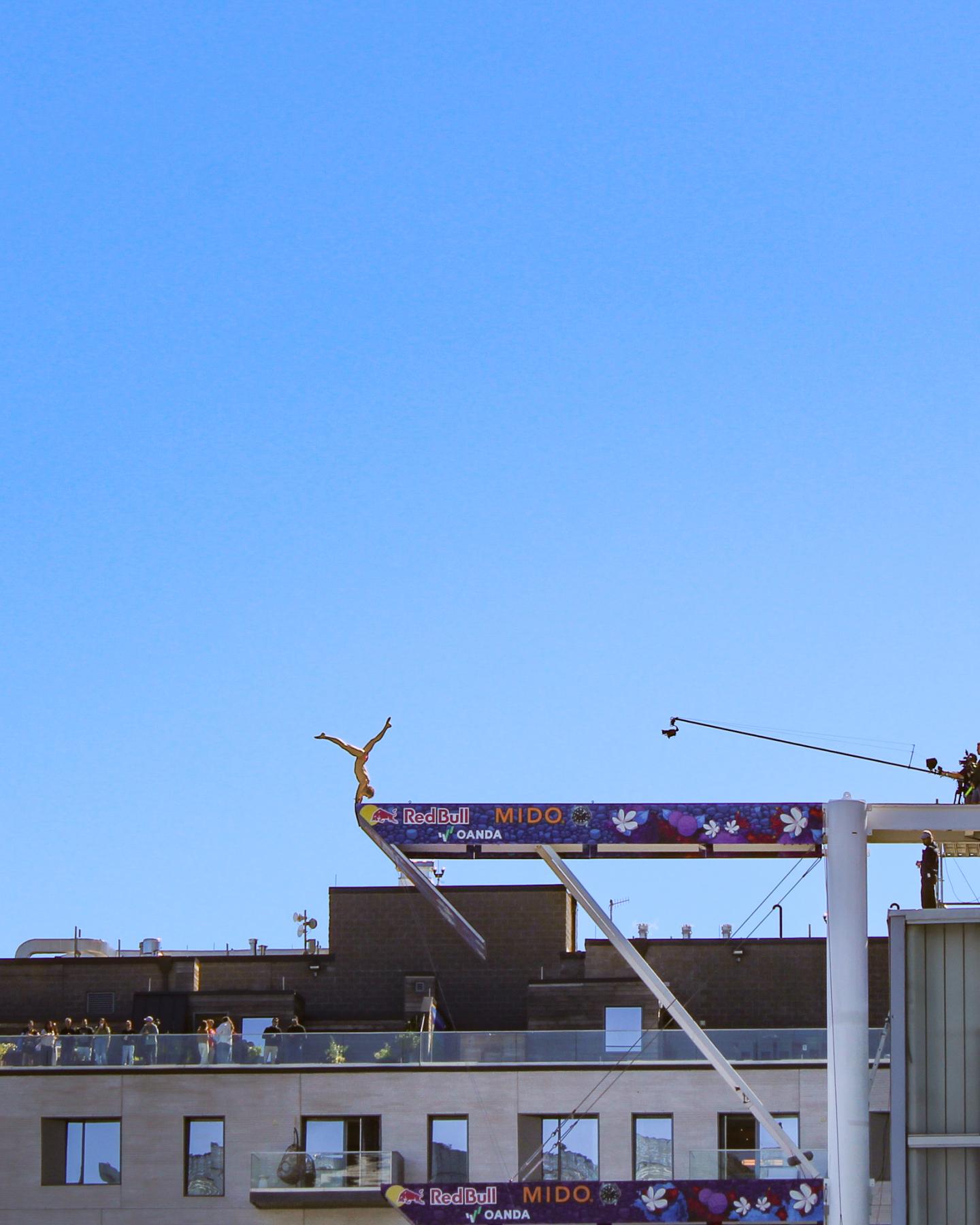 Male diver at Red Bull Cliff Diving