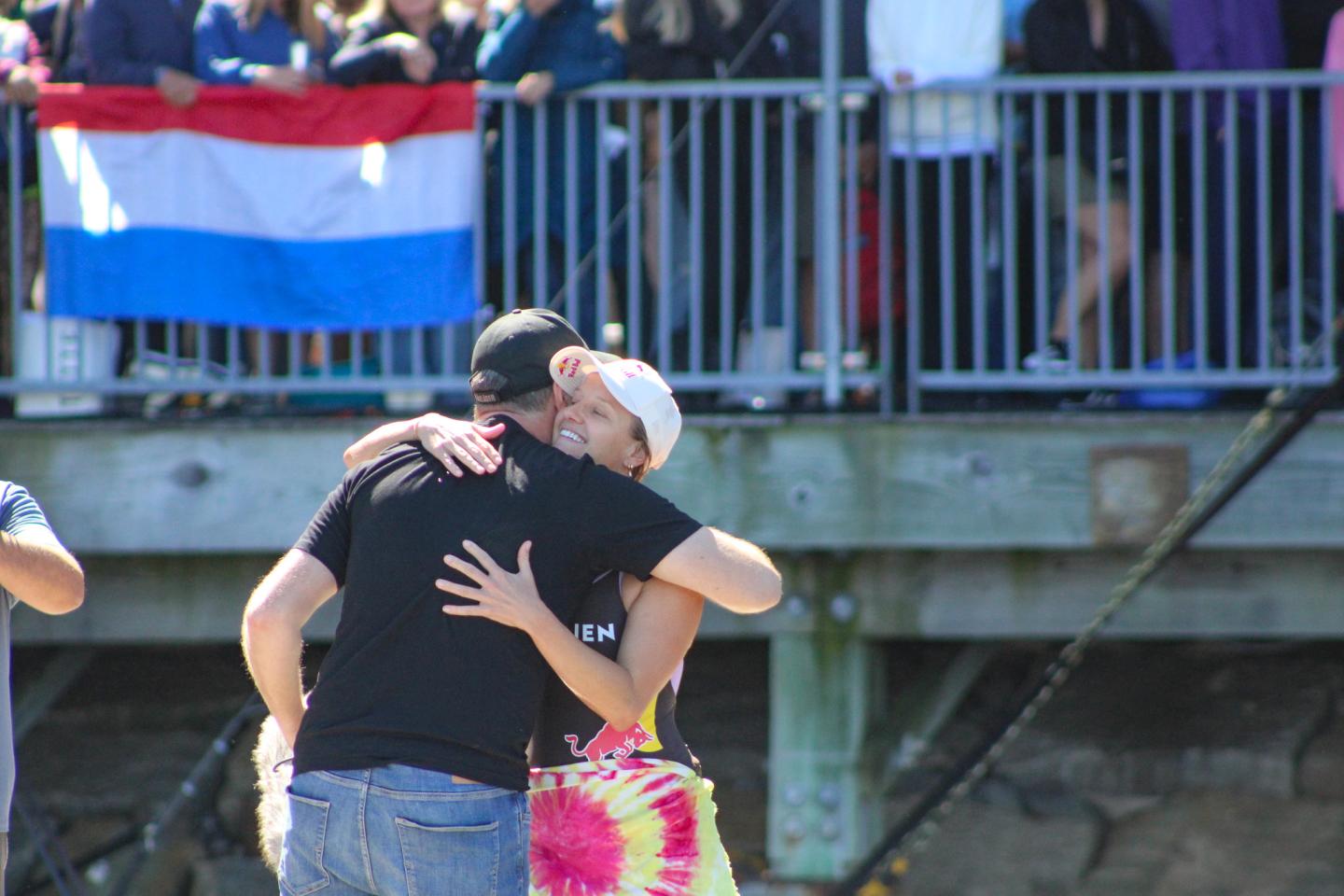 Rhiannan Iffland at the Red Bull Cliff Diving World Series