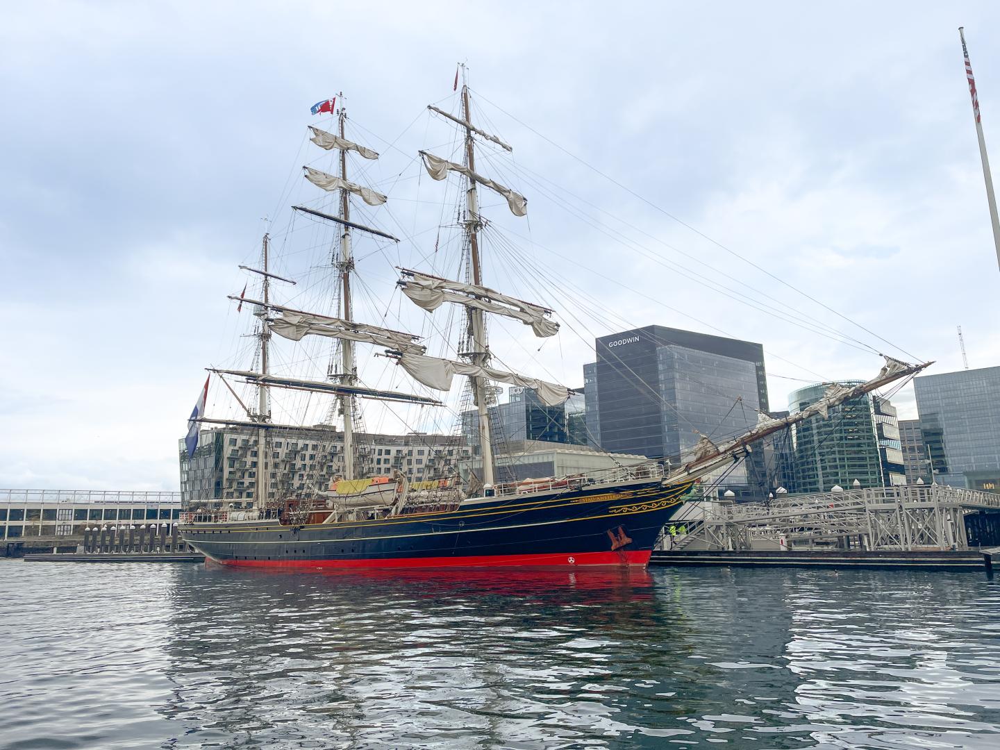 Tall Ship at Fan Pier Marina