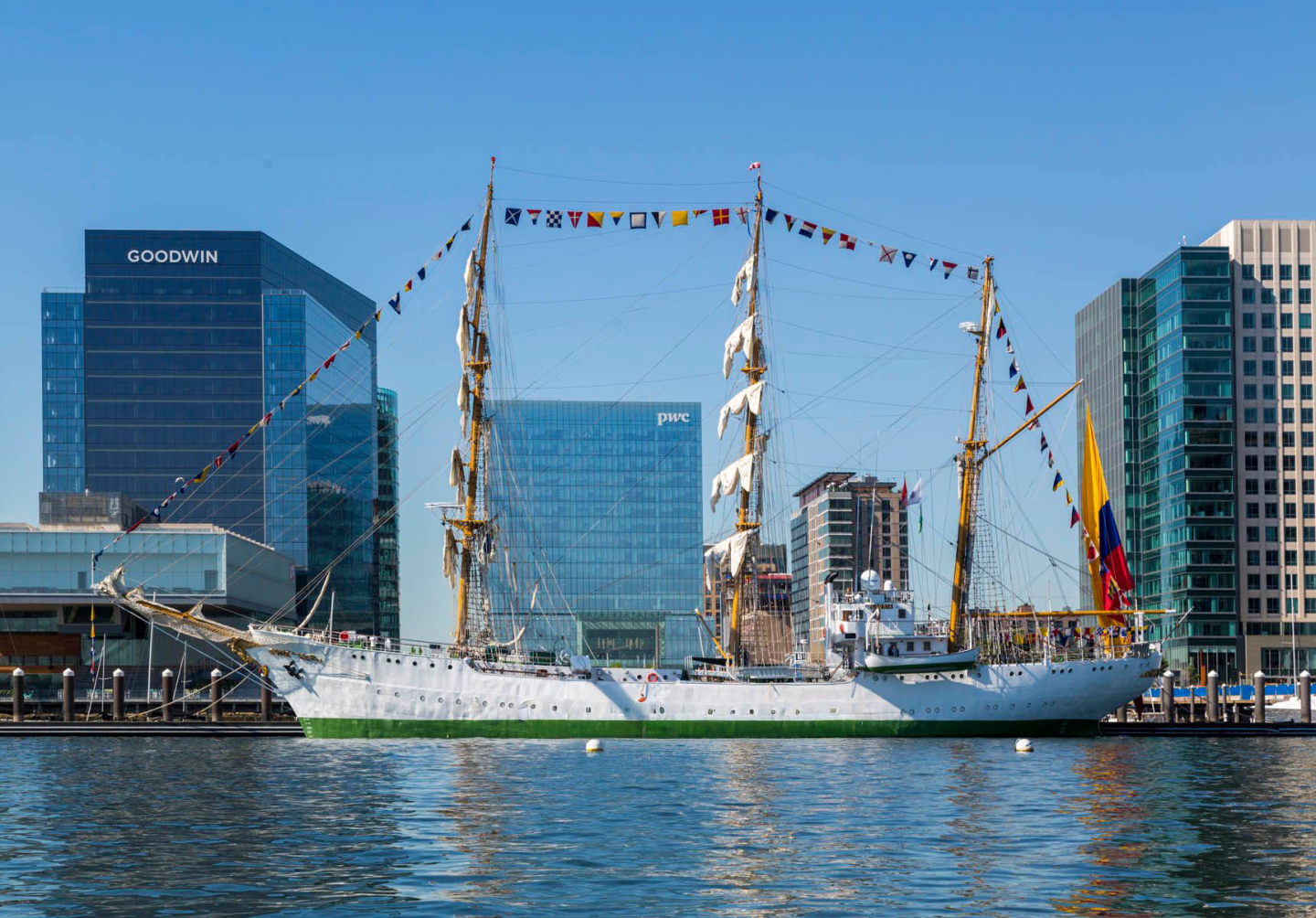 Tall Ship at Fan Pier Marina